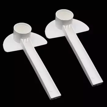 IHERDSMAN Белая пластиковая кормушка для пчел 2 шт