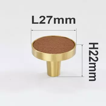 Ручки для шкафов IHOMCASA из латуни с овчиной