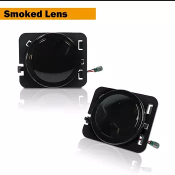 iJDM для Jeep Wrangler JK 2007-2017 годов, переднее крыло, боковой габаритный фонарь, замена OEM янтарных габаритных фонарей, указатели поворота