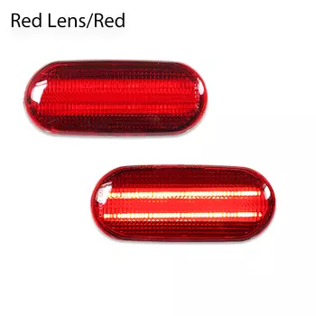 IJDM для Volkswagen Beetle красный задний крыло боковые габаритные огни Красные фары для вождения/парковочные огни, задний боковой маркер светильник 1998-2005