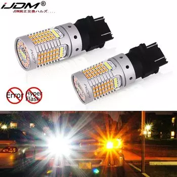 iJDM OEM Замените без ошибок светодиодные лампы canbus 3157 LED 3357 3457 T25 для Ford F-150 F-250 F-350 указателя поворота и лампы DRL