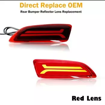 IJDM отражатель задний светодиодный стоп-бампер для бега светильник Противотуманные фары поворотные светильник для Toyota Corolla/для Lexus CT200h красный