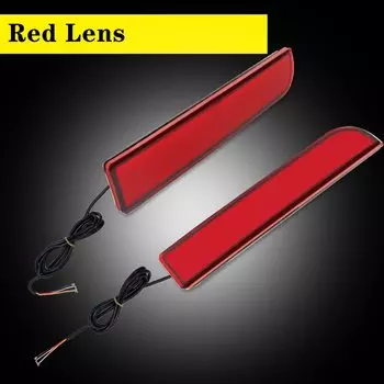 IJDM полный Светодиодный отражатель бампера для Mitsubishi Lancer Evo X Outlander, для хвоста/тормоза, поворотные сигнальные огни и задние противотуманные фары