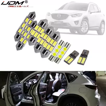 iJDM White Canbus светодиодный комплект внутренних фонарей автомобиля для 2013 2014 2015 2016 2017 2018 2019 Mazda CX-5 CX5 светодиодные внутренние фонари