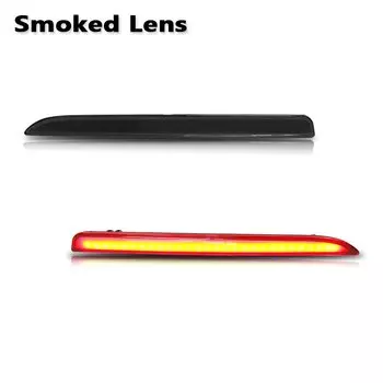 IJDM задний фонарь стиль красный 3D оптический светодиодный задний бампер отражатель задний тормоз светильник для 2016-2017 Ford Explorer запасной бампер