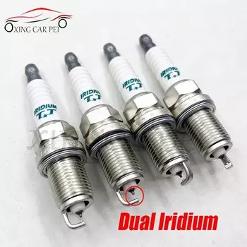 IK16TT 4701 двойная иридиевая Свеча зажигания для BMW 750iL 850Ci для Audi A6 A4 A5 для Mazda 2 Гарвард H6 BYD F3 RL для Vios 4 шт.