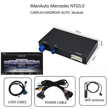 IManAuto беспроводной Carplay Moudule для Mercedes Benz C S CLA GLA GLC CLS GLE W205 X253 GLE GL NTG5.0 Система Android авто