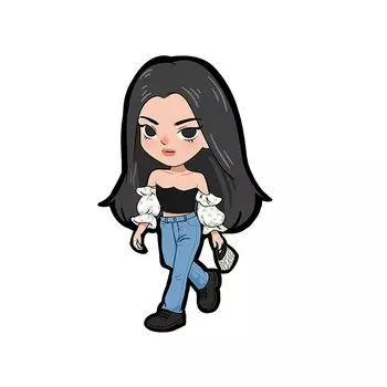 IMOON акриловые зажимы для девочек 1 шт