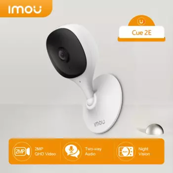 Imou Cue 2E Wi-Fi 1080P IP-камера с ИК ночным видением, беспроводная комнатная Двухсторонняя аудиосвязь, автоматическое отслеживание, облако, Радионяня