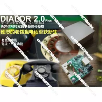 Импульсный двухтоновый многочастотный преобразователь DTMF, нормальная версия старого циферблата, телефона/импульса, двойной модуль