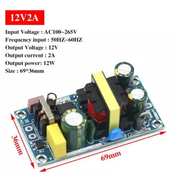 Импульсный источник питания 12V2A 24W