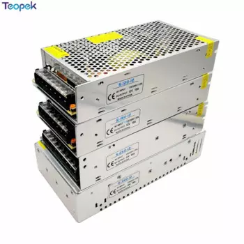Импульсный источник питания, источник питания 220 В переменного тока в 12 В постоянного тока, 1 А, 2 А, 3 А, 5 А, 8,5 А, 10 А, 15 А, 20 А, 30 А, 40 А, 50 А, трансформатор для светодиодной ленты