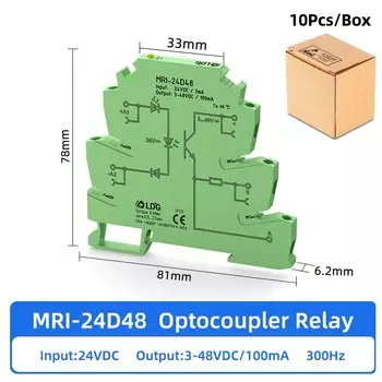 Импульсный сигнал оптопара MRI-24D48 PLC