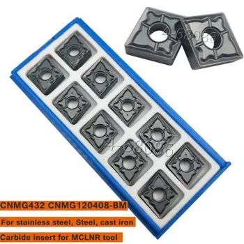 Индексируемая вставка CNMG432 BM CNMG120408-BM карбидная вставка CNC для токарной пластины из нержавеющей стали