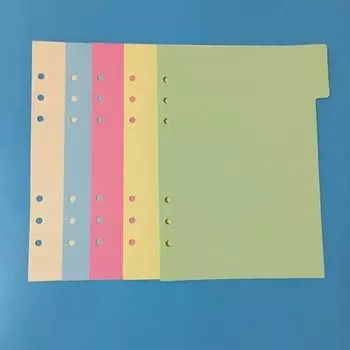 Индексные разделители для блокнота Pelsone A5 A6, 5 шт