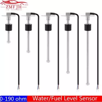 Индикатор уровня масляного бака 0-190 Ом, датчик уровня воды, датчик уровня топлива, блок отправки топлива из нержавеющей стали, 150-600 мм, на заказ
