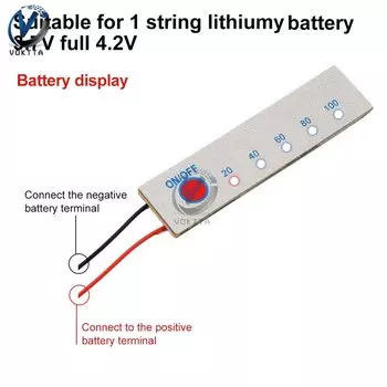 Индикатор заряда батареи Voktta 1-8S