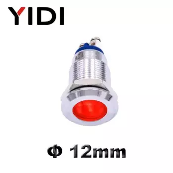 Индикаторная лампа YIDI 12 мм, красный/зеленый/синий 12/24/220В