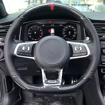 Индивидуальная искусственная замшевая тесьма для ручного шитья для Volkswagen Golf 7 GTI Golf R MK7 VW Polo GTI Scirocco 2015 2016