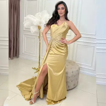 Индивидуальное S плиссированное свадебное платье, прямое платье миди без бретелек на заказ