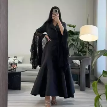 Индивидуальное трикотажное платье с цветочной рюшами и пуговицами для коктейльной вечеринки, трапециевидное платье с v-образным вырезом, платье миди на заказ