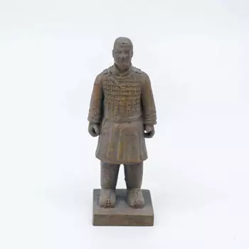 Индивидуальные офисные украшения, ремесло из полирезины, старинные китайские фигурки Цинь, терракотовый воин