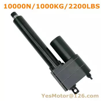 Индивидуальный 12 В 24 в 36 в 48 в стационарный линейный актуатор, линейный двигатель, Ход 50/100/150 мм, 10000N/1000 кг, кронштейн без нагрузки