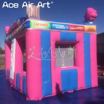 Индивидуальный оксфордский надувной магазин карнавальных угощений/поднос для еды, надувная уступная палатка для конфет/акция холодных напитков