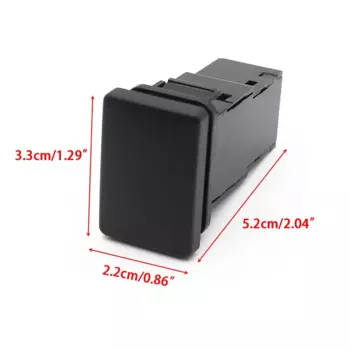 Индивидуальный переключатель для автомобиля, внутренняя противотуманная модель, переключатель нагрева зеркала для багажника, гаража, сиденья, для Toyota Camry Prius Corolla PRADO