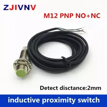 Индуктивный датчик приближения ZJIVNV M12 PNP NO+NC 2мм