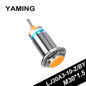 Индуктивный металлический Бесконтактный переключатель M30, Датчик постоянного тока, три линии PNP/NPN, нормально открытое фоторасстояние/путем обнаружения расстояния 10 мм