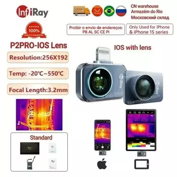 InfiRay P2PRO Тест на подогрев пола