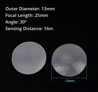 Инфракрасные линзы Френеля SRATE 13 мм 2 шт