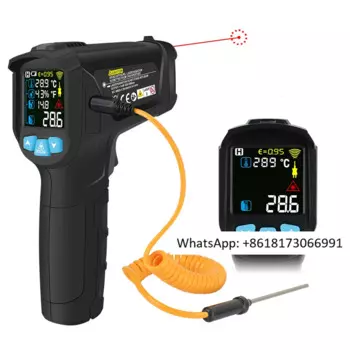 Инфракрасные промышленные термометры, цифровые бесконтактные портативные Термометры IR02, кухонный цифровой термометр для промышленности