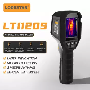Инфракрасный Тепловизор LODESTAR лти120s, ручная тепловизионная камера, печатная плата, промышленное тестирование, тестирование нагревательной трубки пола