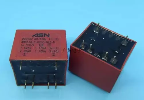 Инкапсулированный трансформатор 2,3 ВА 230 В до 2X7,5 В AS3018-E-0230-075-D