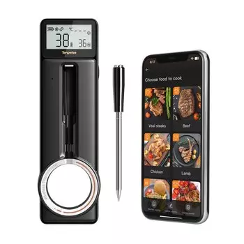 INKBIRD термометр для мяса, беспроводной термометр для гриля, 4 зонда, домашний умный Bluetooth с сигнализацией для барбекю, повара, термометр для гриля