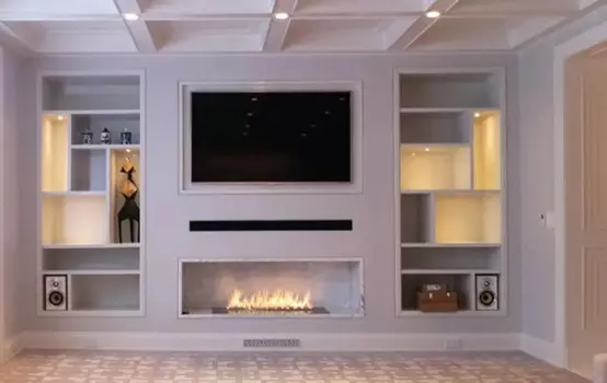 Inno-Fire 48-дюймовый интеллектуальный интеллектуальный биокамин на этаноле реального огня