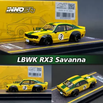 INNO в наличии 1:64 LBWK RX3 Savanna Коллекционная модель автомобиля, коллекционная Миниатюрная игрушка