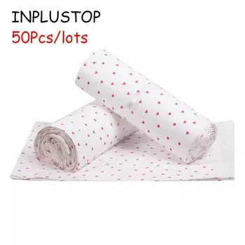 INPLUSTOP белые полиэтиленовые сумки для курьерской доставки 50 шт