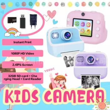 instant print camera kids toys fotografica brinquedos infantil jouet mini girls juguetes фотоаппарат for appareil photo fil