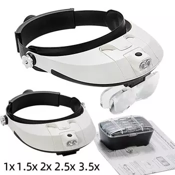 Лупа дутоofree с подсветкой 1х-3.5х