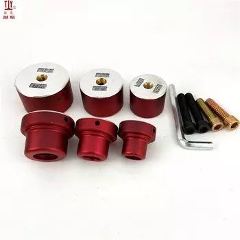 Инструмент для сантехники, красные сопла с антипригарным покрытием формы, 20/25/32 мм, сварочные детали, головки сварочного аппарата для труб из полипропилена