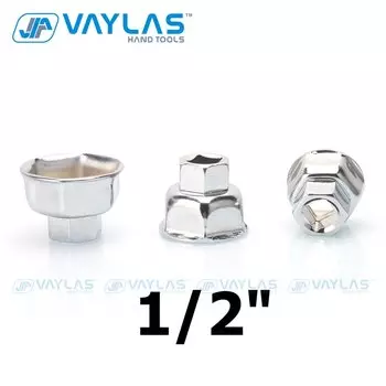 Инструмент для снятия крышки масляного фильтра, 6 канавок, 27 мм, 32 мм, 36 мм, 1/2 дюйма, привод