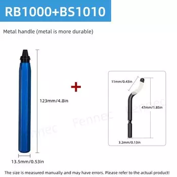 Инструмент для удаления заусенцев с кромкой и ручкой для резки BS1010 BS1018, нож для обрезки заусенцев из меди, алюминия, стали, пластика, дерева, резины