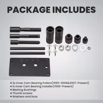 Инструмент для установки двойного внутреннего кулачкового подшипника для Harley 1999+, комплект экстрактора, новый