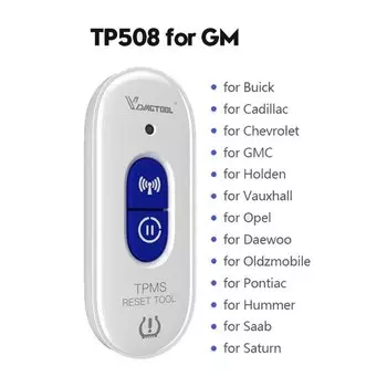 Инструмент сброса давления в шинах VDIAGTOOL TPMS TP508 для GM, инструмент активации давления в шинах TP509 для Ford TPMS аксессуары для датчика 315 и 433 МГц