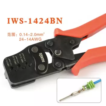 Инструмент зажима IWISS IWS-1424BN Обжимные клещи для автомобиля DELPHI