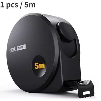 Инструменты для гастрономов, 1 шт., 3/5 м, черная стальная измерительная лента, многофункциональный бытовой деревообрабатывающий портативный измерительный инструмент