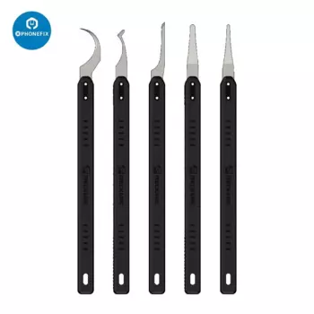 Интегрированный набор лезвий для механика с анти-нагревающейся ручкой для чипа процессора телефона, клей для удаления клейкости жесткого диска, ручной инструмент